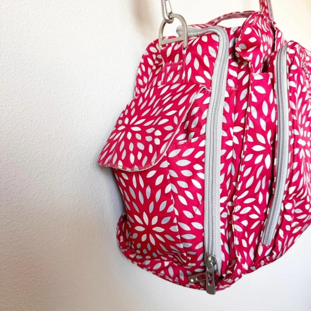 Jujube Diaper Backpack in Scarlet Petal